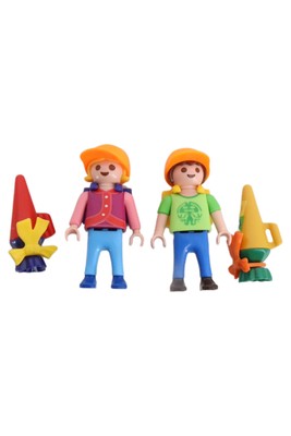 PLAYMOBIL My Figures 70978 Ranch dei Cavalli, 6 Personaggi con Oltre 1000 Combinazioni di Gioco