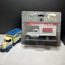 ERTL Panel Delivery Trucks Dime Bank.  AGWAY  1930 Chevrolet,1926 Bull Dog.