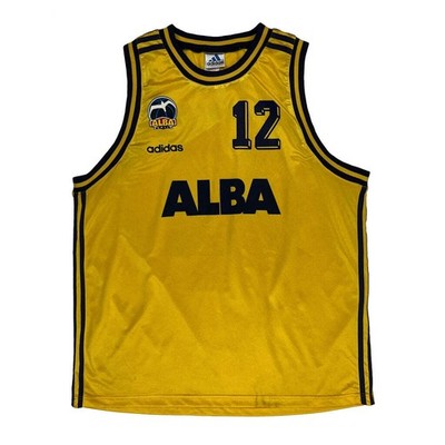 Alba Berlin Adidas Jersey - 2XL Yellow Polyester