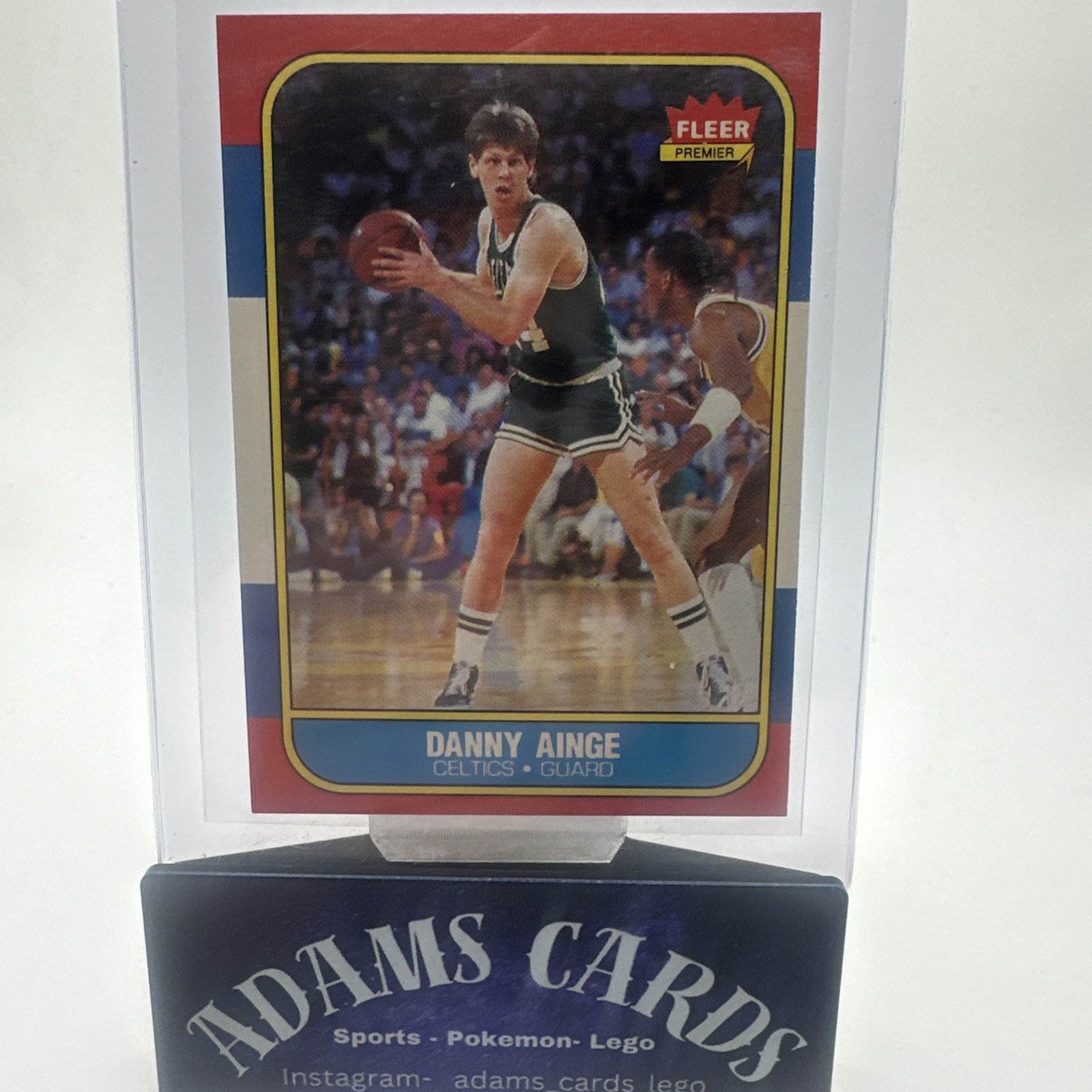 1986-87 Fleer #4 Danny Ainge - RC Rookie Card - Boston Celtics #4