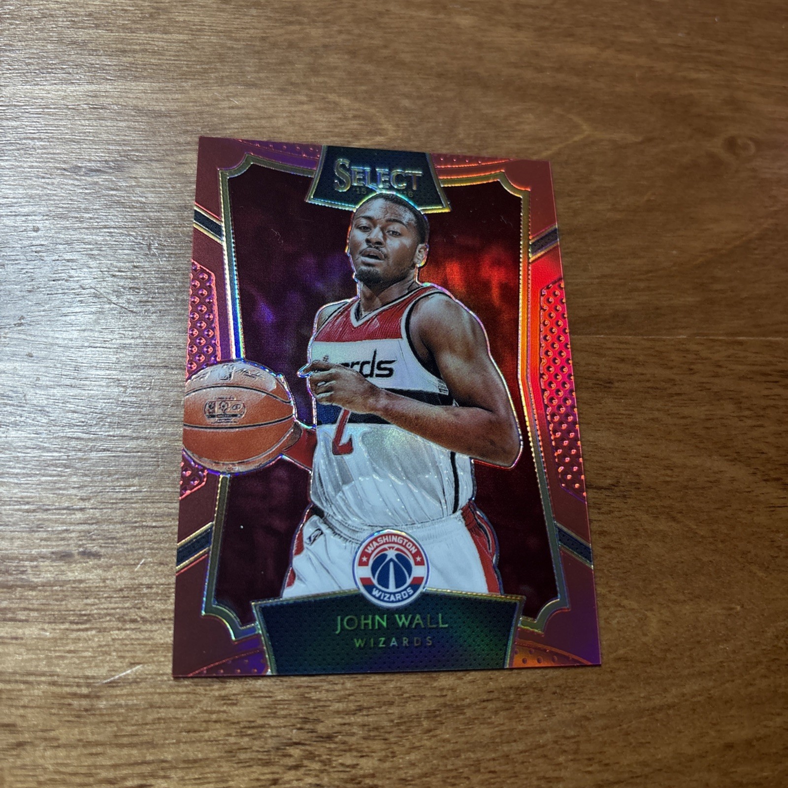 2015-16 Panini Select #55 John Wall Red Prizms #/149