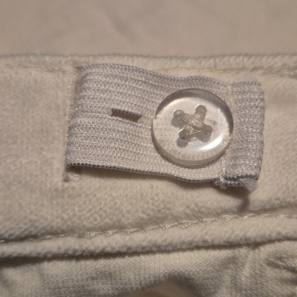 Children's Place girls size 8 off white stretchy pants VGUC thumbnail 7