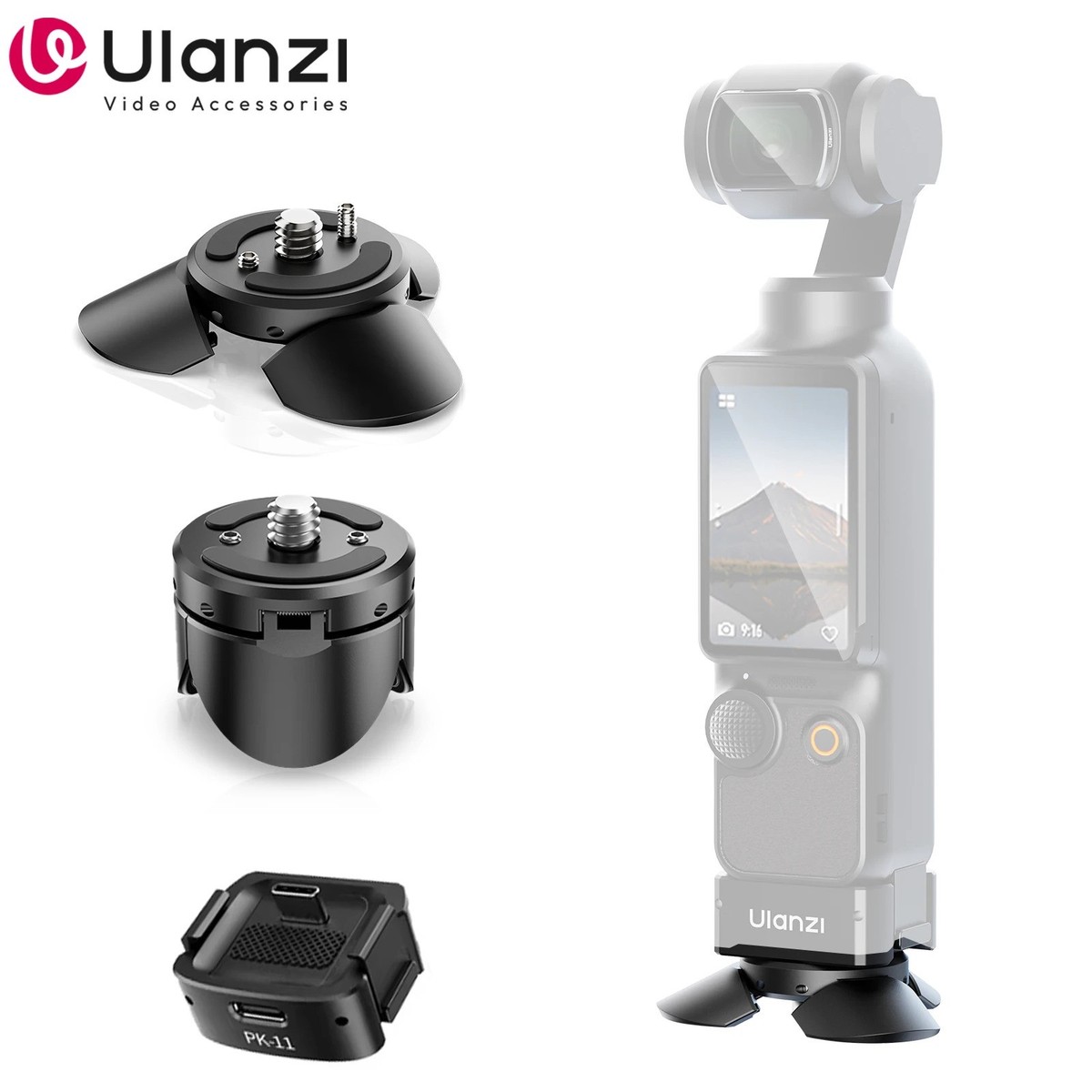 DJI Osmo Mini Tripod Compatibility: Osmo Pocket 3 Black