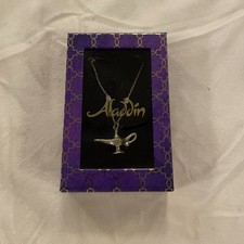 Disney ALADDIN The Musical on Broadway GENIE LAMP Pendant Necklace New in Box