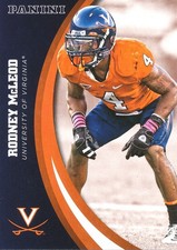 PANINI-COLLEGIATE Rodney McLeod RC EAGLES BROWNS COLTS RAMS Virginia CAVALIERS