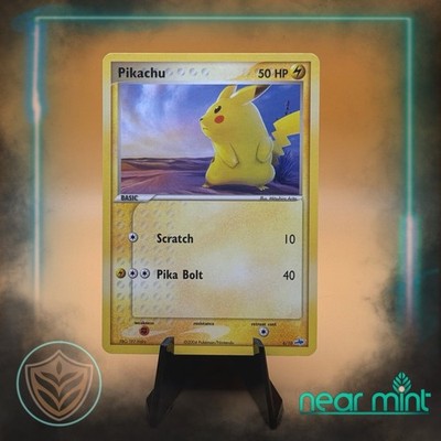 PIKACHU Pokémon TCG Trading Card - 6/10 Ex Trainer Kit NM-/LP+ 