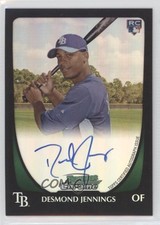 2011 Bowman Chrome Refractor Rookie Auto 401/500 Desmond Jennings #203 Auto 0c2