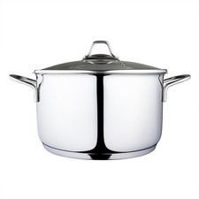 Serenk Modernist Stock Pot, 4.80 Quarts Cooking Pot, Stainless Steel Pasta Pot,