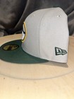New Era 59FIFTY Green Bay Packers Gray Green NFL Fitted Cap Hat Size 7 3/4 — photo 2