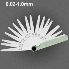 Stainless Steel Feeler gauge with 17 blades 0.02-1.00mm motorbike Pitbike monkey