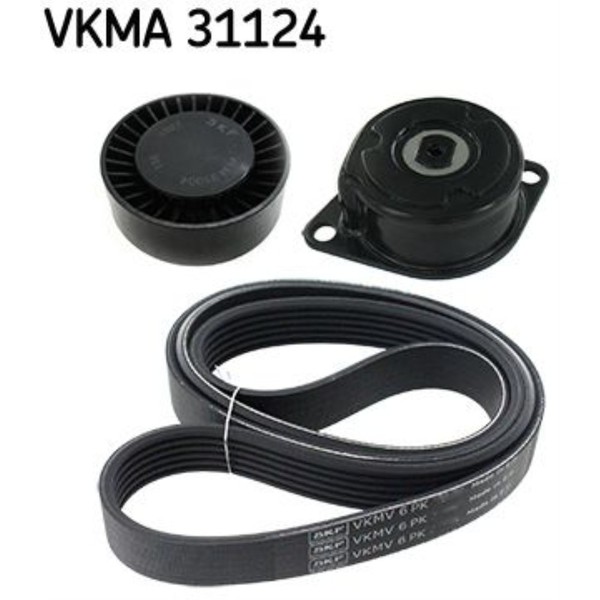 SKF Keilrippenriemensatz FüR VW Transporter IV Kasten 70XA 1.9 TD 70XD 70XB-image