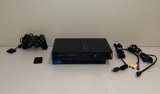 Sony PlayStation 2 Console PS2 Fat Model SCPH-50001 1 Controller Cords Works