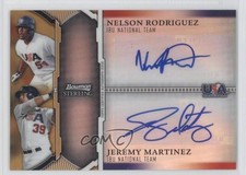 2011 Bowman Sterling Dual Gold Refractor 48/50 Nellie Rodriguez Nelson Auto 1h5