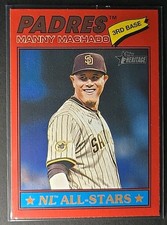 Manny Machado 2026 Topps Heritage #143 Red Border Padres 