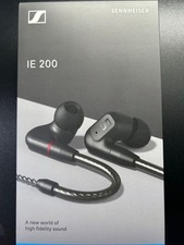 Sennheiser IE 200 Wired In-Ear Earphones Audiophile IEM TrueResponse MMCX Black