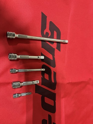#ad Snap On Extension Set Of 5 PCs 3 8 And 1 4 Only Few Times Condition 9 Out Off 10 $120.00