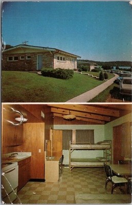 c1960s WINDEMERE BAPTIST ASSEMBLY Roach, Missouri Postcard CEDAR GROVE COTTAGES