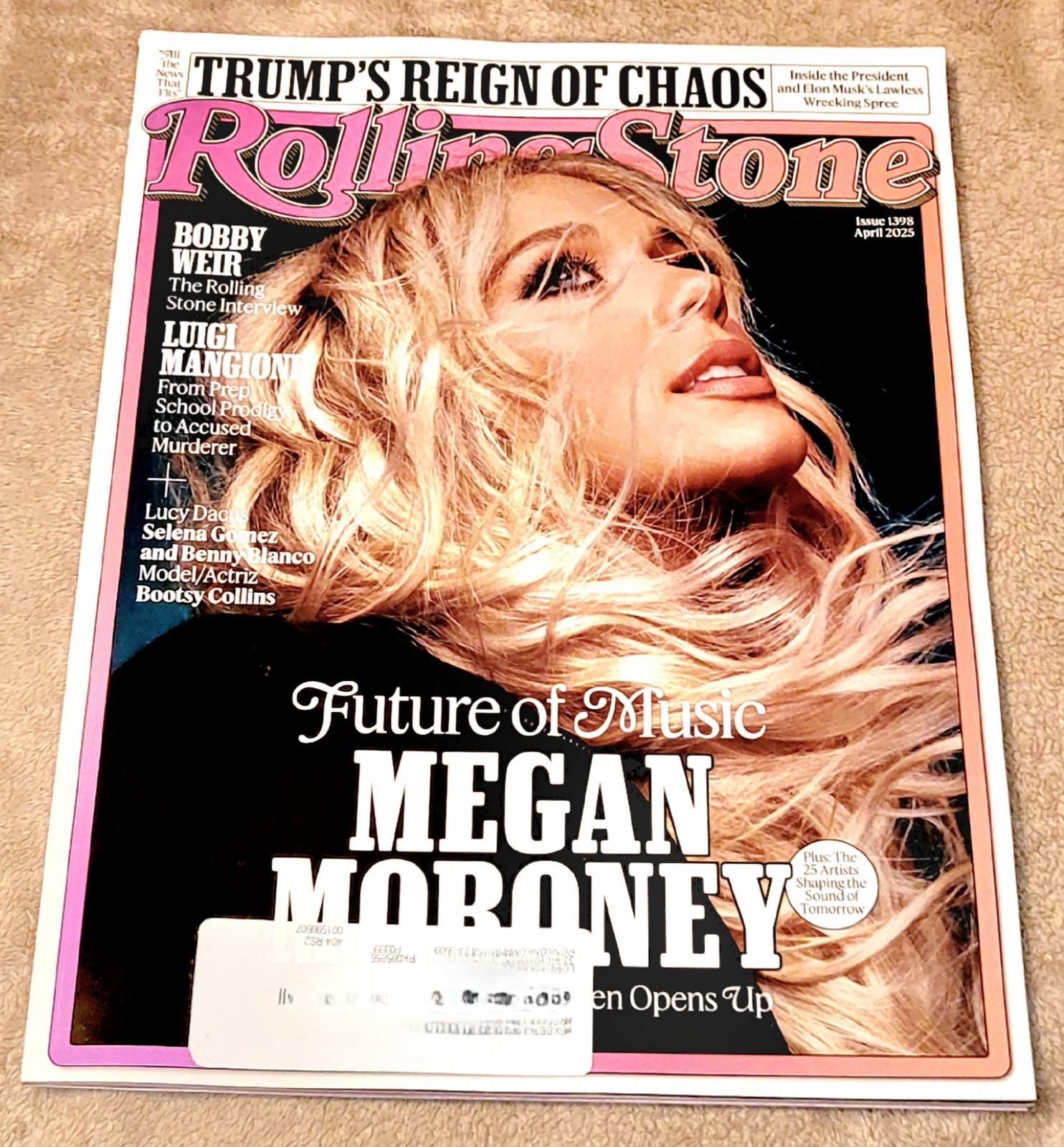 Megan Moroney Flack Mangione Gomez Rema Boone Scarce Rolling Stone April 2025