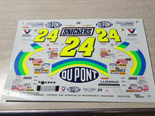 1/24 SLIXX NASCAR  #24 Dupont 1994 Chevy Lumina featuring Jeff GordonDECAL SHEET
