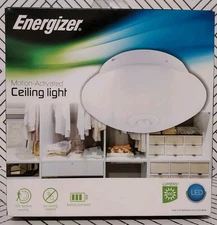 🥥 Battery Operated Motion Activated LED Ceiling Night Light 1 Bulb🆕️
