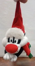 Vtg Looney Tunes Christmas Plush Sylvester 7" Play By Play Warner Bros 1997