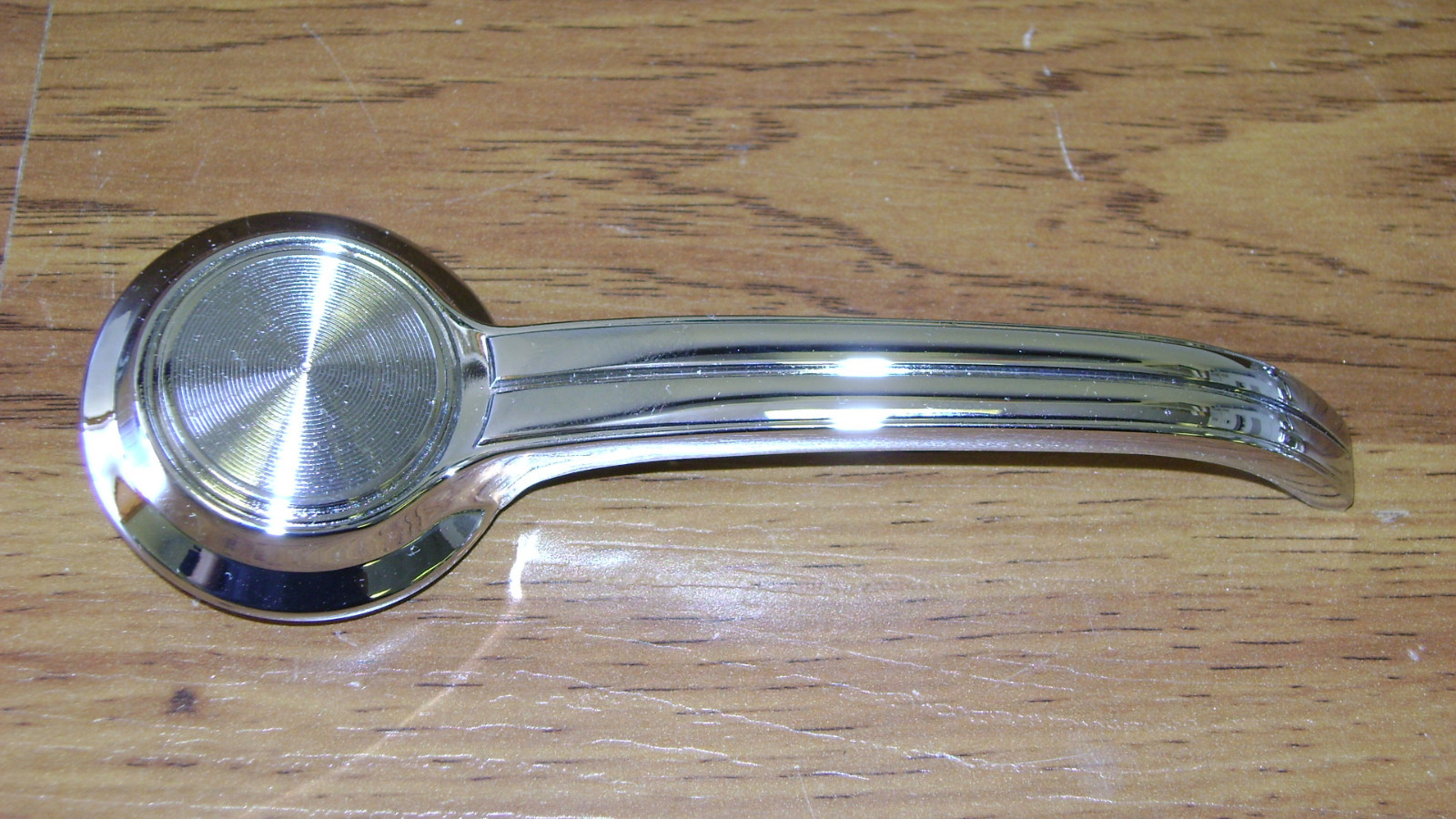 Window Crank + Door Handles Kit 65-66 chrome knob w/clips