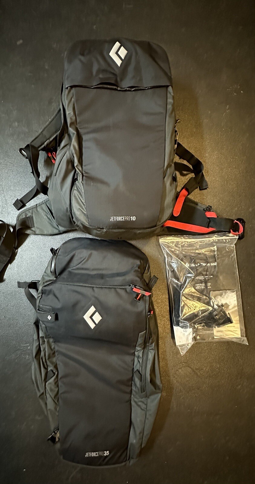 Black Diamond JetForce Pro 35L & 10L Avalanche Airbag Pack eBay