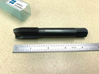 3/4-16 UNF GH3 3 Flute Spiral Point Plug Tap - OSG 1233801 - Steam Oxide - EACH