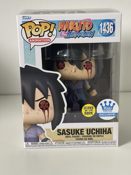 Funko Pop! #1436 Sasuke Uchiha - Glow, Funko Exclusive / Naruto Shippuden / Ovp-image