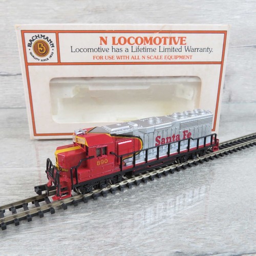 BACHMANN 51-0635-02 - N - GE - Diesellok 890 Santa Fe - f. Bastler OVP #AE71196 | Zustand: Als Ersatzteil / defekt