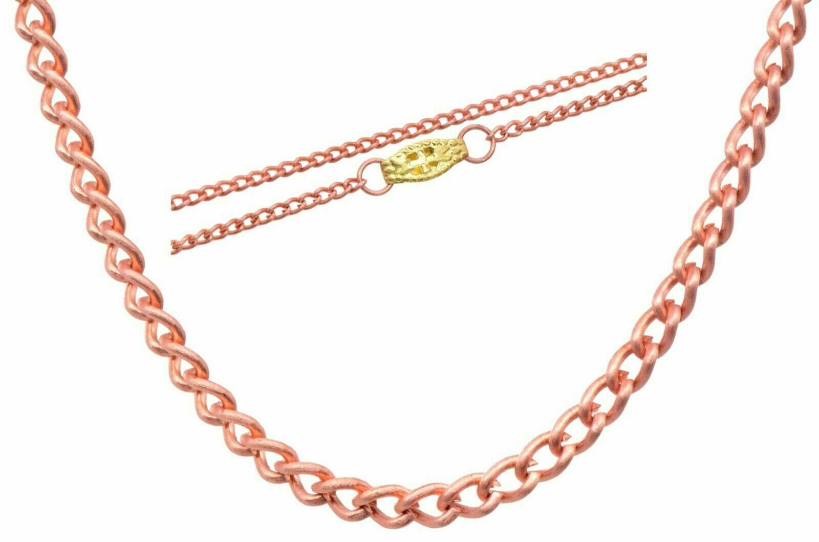 Copper Necklace Dainty 2mm Minimalist 14 