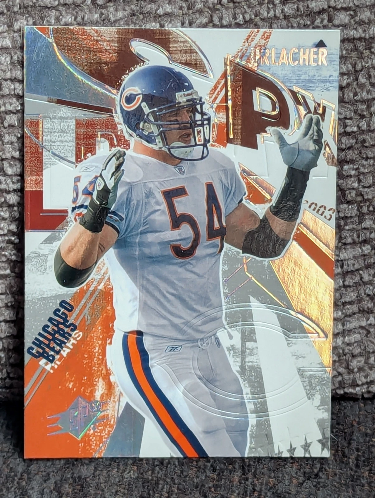 Brian Urlacher - 2003 Upper Deck SPx #70 Chicago Bears HOF
