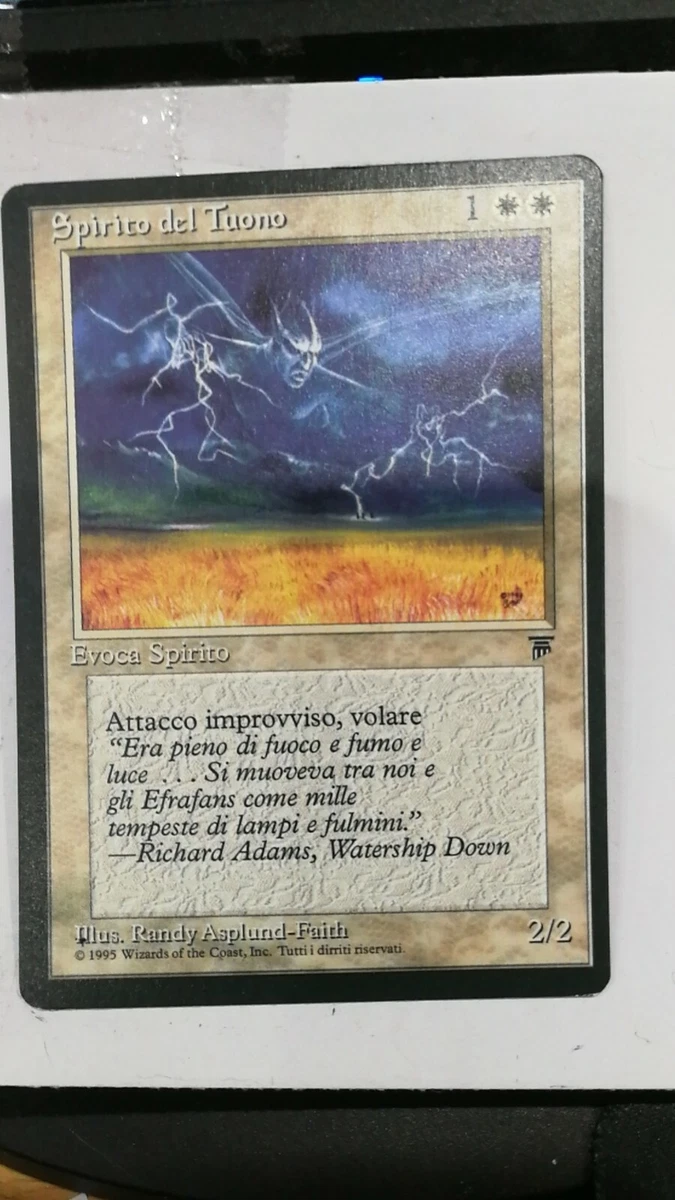 MTG Thunder Spirit. Italian Legends Rare Non English see image,