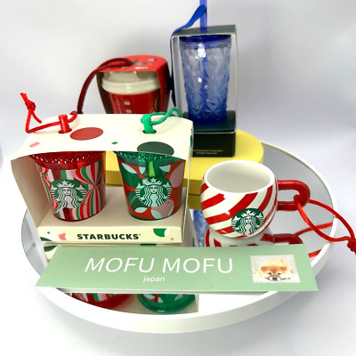 クリスマススタバStarbucks オーナメント 5個セット2024.2025 Starbucks Holiday 2024 Ornament Set of 5 Christmas Collection
