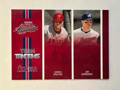 2005 Absolute Memorabilia Team Tandems #TT37 Darin Erstad Jim Edmonds Angels