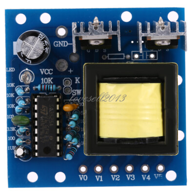 ASHATA Convertitore Di Boost Ad Alta Tensione DC-AC 12V A 110V - Foto 6