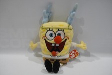SpongeBob SleighRide TY Beanie Baby With Tag SpongeBob SquarePants Plush Toy b12