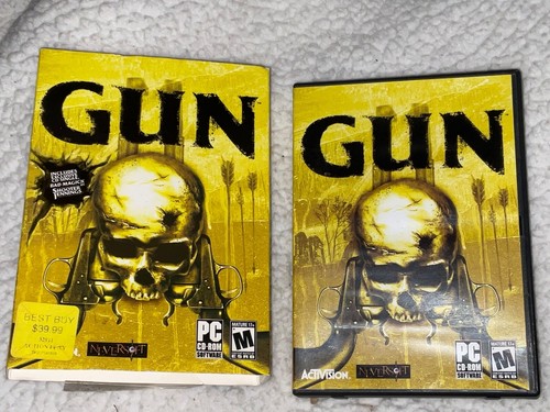 Étui GUN PC CD EXPERIENCE Life THE WEST Greed Lust Brutality Activision LIRE