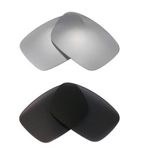 Walleva Two Pairs Polarized Lenses For VonZipper FULTON - Titanium Black