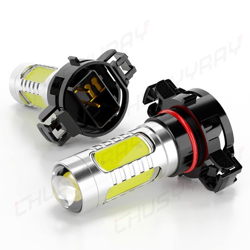 G-PLUS Replacement Fog Lamps Pair Of White Full LED Fog Lights For 2003 2006 Gmc Sierra 1500 2500 3500 Left K 1166190 - Foto 2