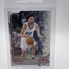 2021-22 Bowman University - #14 Trey Alexander (RC)