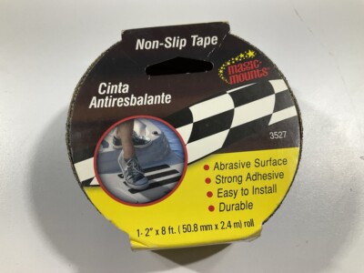 Magic Mounts 3527 Non-Slip Tape - 2'' X 8 Feet, Slip Protection For Decks, Stairs