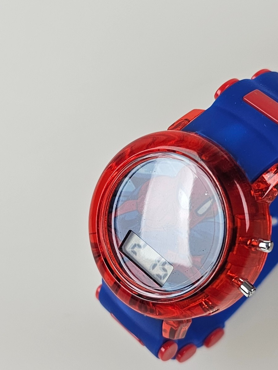 タイムセール✨ Spider-Man Marvel Digital Light-Up Accutime SPD4464 Wrist