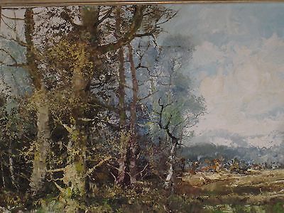 Antique Landscape Painting, Nature Painting, Bertin, XIX Century For Sale  at 1stDibs