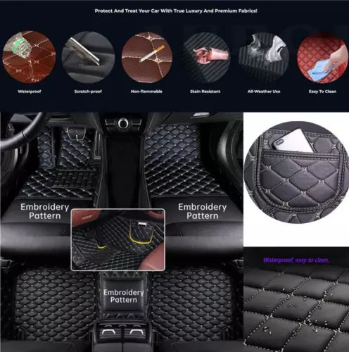 For Hummer H2 H3 H3T All Models Car Floor Mats Custom Waterproof Carpets Liner - Picture 19 of 37