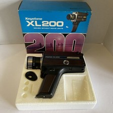 Vintage Keystone XL200 Super 8 Movie Camera w Zoom Electric Eye Manual Case