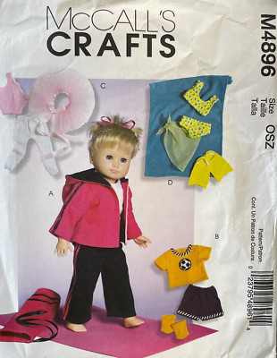 McCalls Sewing Pattern 4896 18'' Doll Clothes