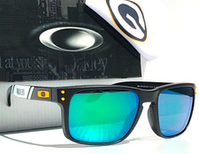 NFL Oakley Holbrook Green Bay Mt Black PACKERS PRIZM Jade Lens Sunglass 9102-R3