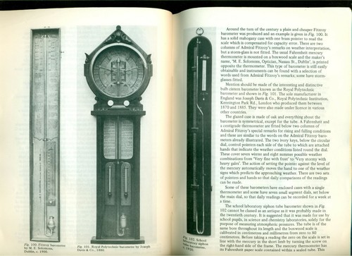 ANTIQUE BAROMETERS 'AN ILLUSTRATED SURVEY by EDWIN BANFIELD- 1st - Foto 7 di 8