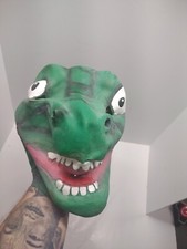 Dinosaur Head Latex Mask Halloween Costume Disguise Party 1998